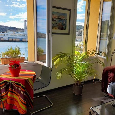 Appartement La Mediterranee Vue Sur Mer Plein Soleil 3 Climatisations Reversibles Port Vendres Exteriör bild