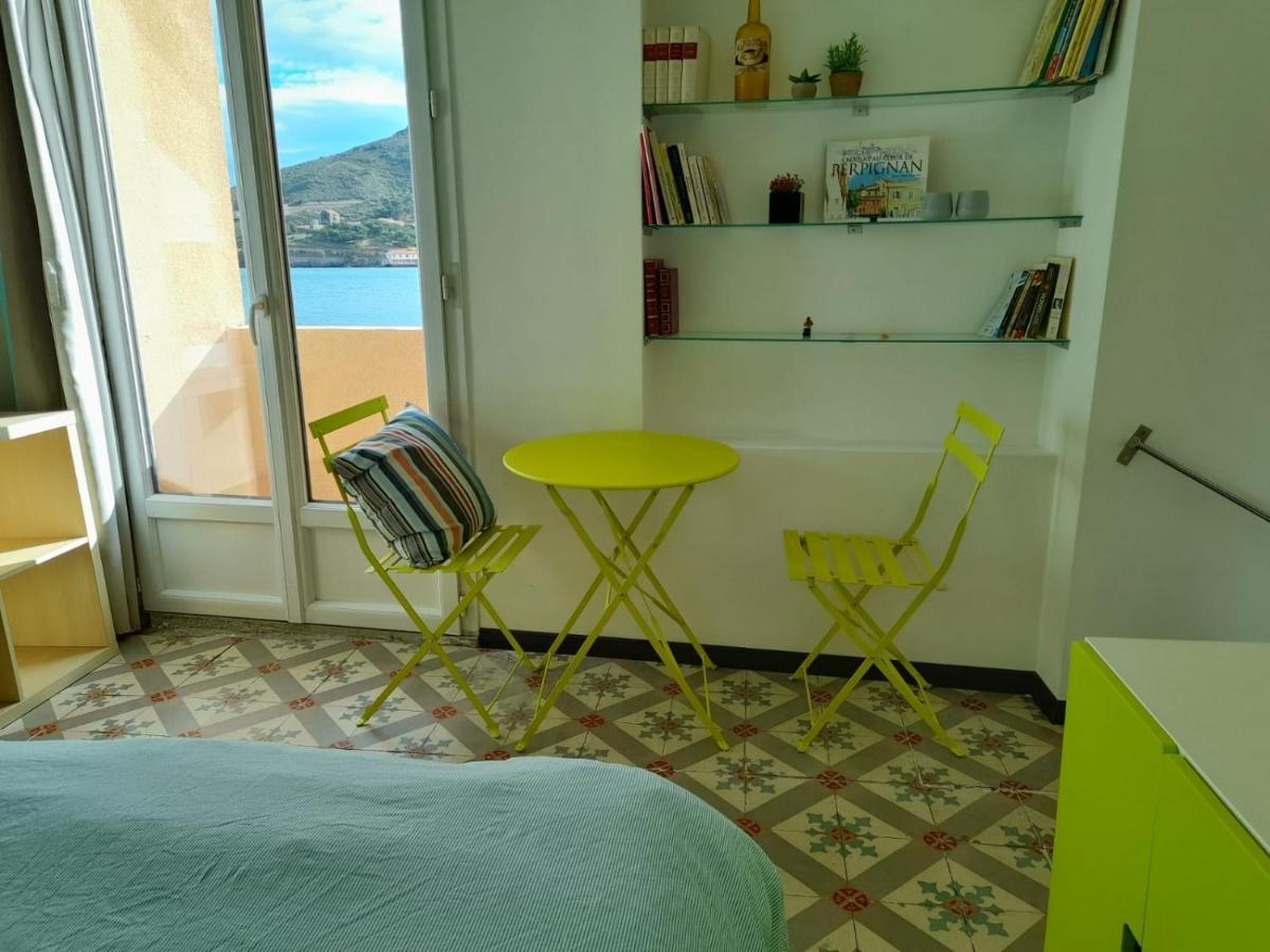 Appartement La Mediterranee Vue Sur Mer Plein Soleil 3 Climatisations Reversibles Port Vendres Exteriör bild