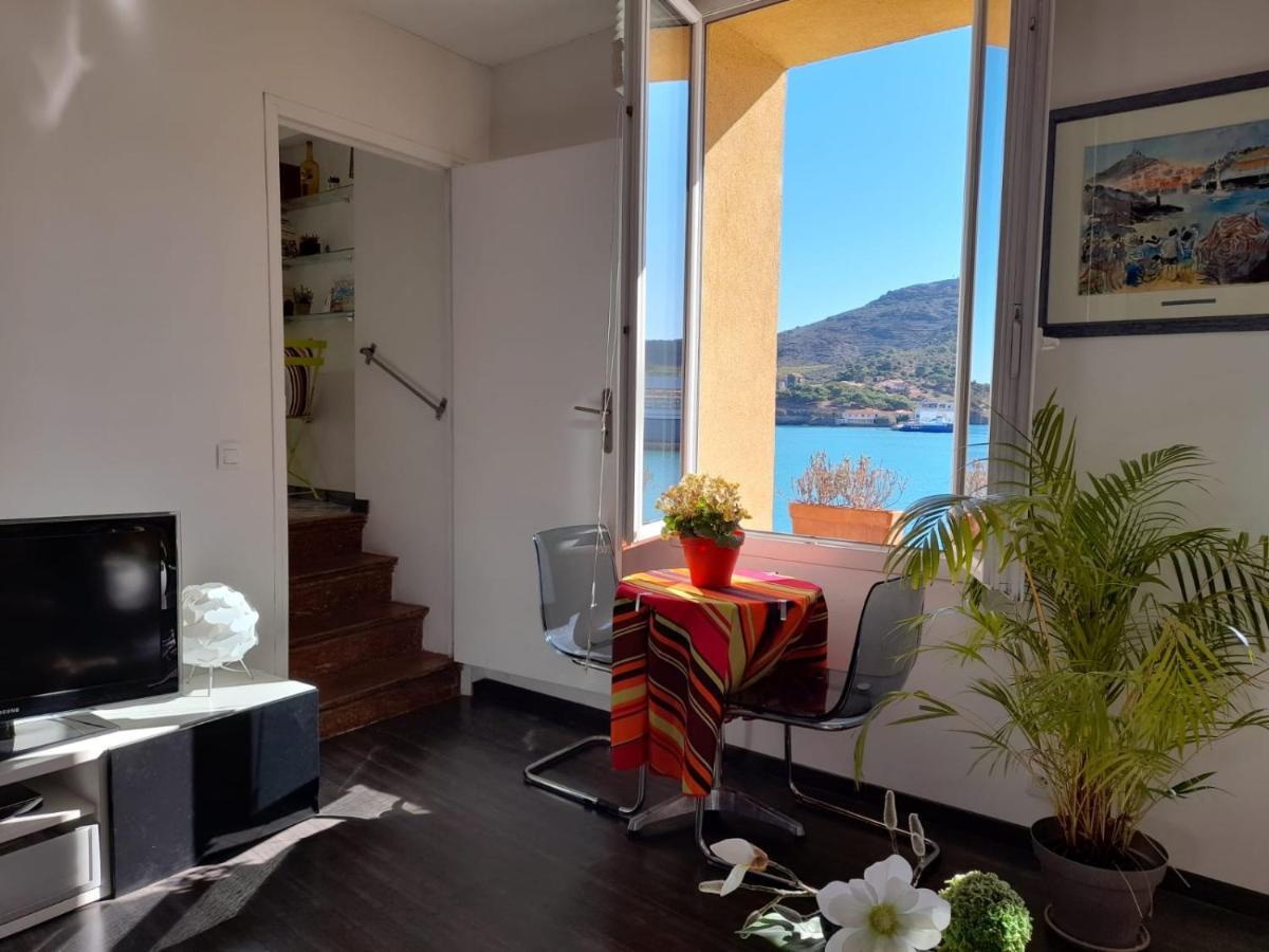 Appartement La Mediterranee Vue Sur Mer Plein Soleil 3 Climatisations Reversibles Port Vendres Exteriör bild
