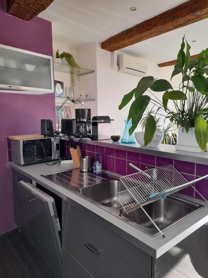 Appartement La Mediterranee Vue Sur Mer Plein Soleil 3 Climatisations Reversibles Port Vendres Exteriör bild